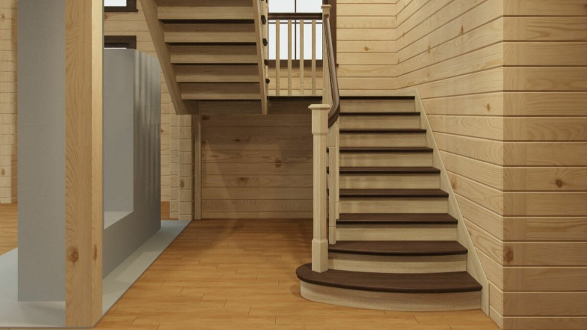 Лестница – это всегда очень и очень дорого при возведении дома.