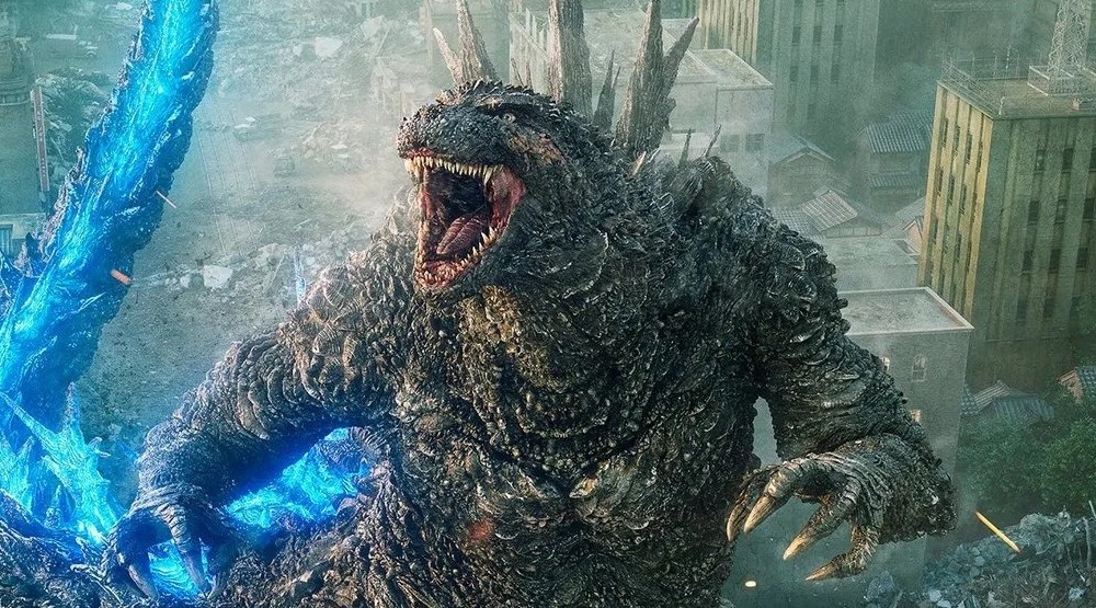     Кадр из фильма «Годзилла: минус один» (2023)