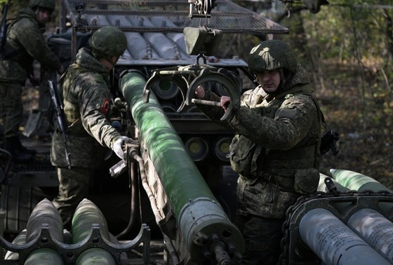    Военнослужащие вооруженных сил Российской Федерации в зоне боевых действий