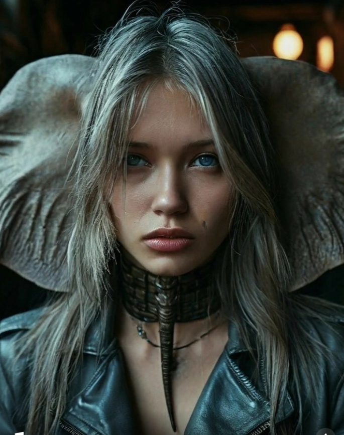 Олицетворение изгоя в мире людей: у девушки вместо обычных ушей - слоновые