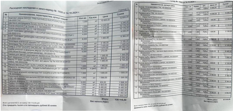 Та самая смета.