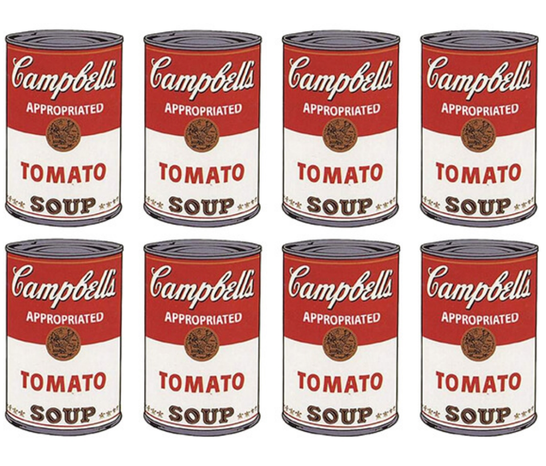 Энди Уорхол "Банки с супом Кэмпбеллс"