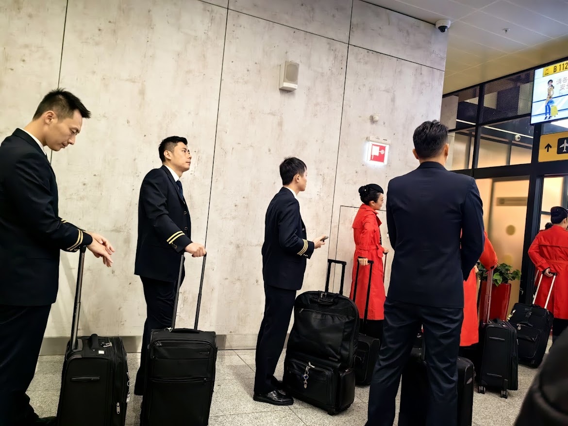 Китайский экипаж в Шереметьево