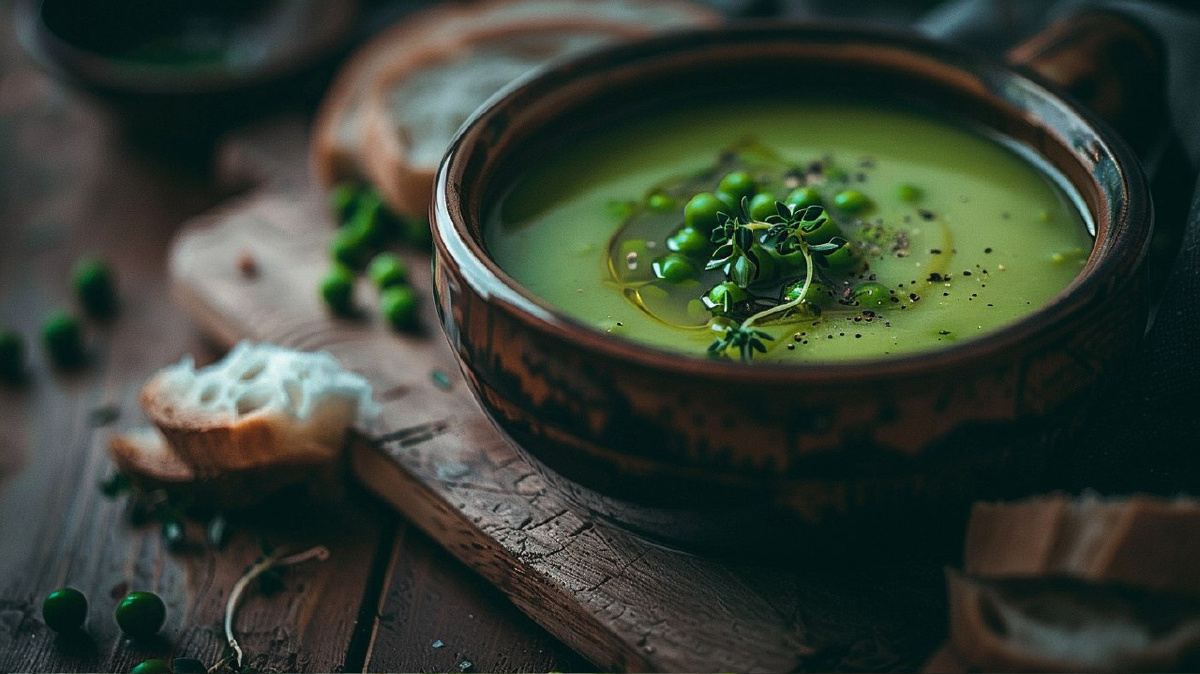 Зелёный гороховый суп Grön ärtsoppa