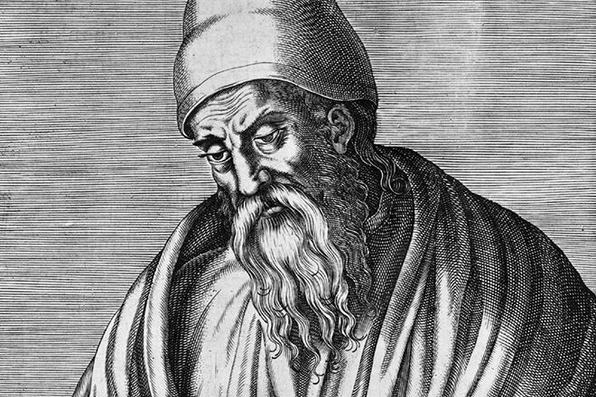 Рис. 1. Портрет древнегреческого математика Евклида.