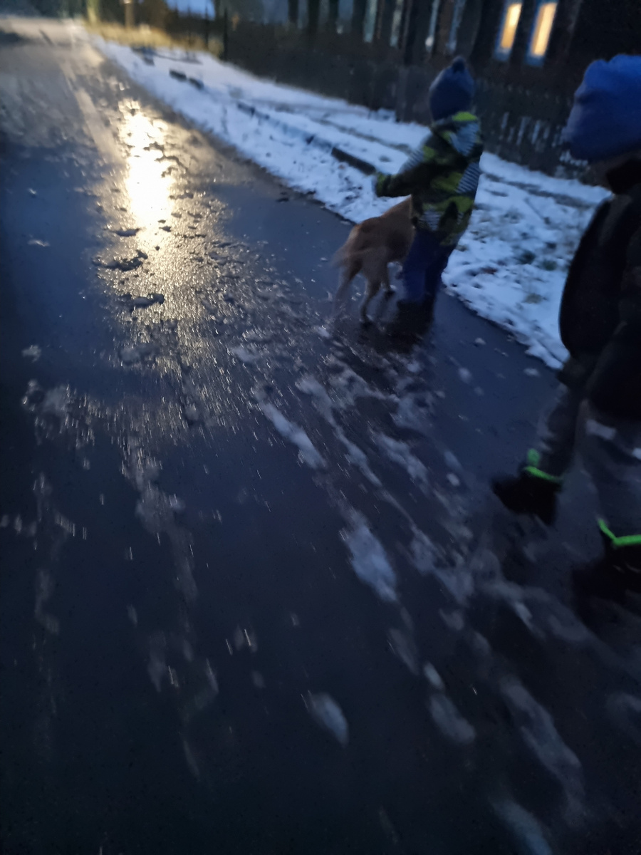 Качество фото атас, снег с дождём и на ходу фото сделано.