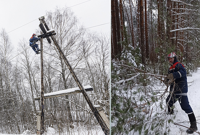 «Тверьэнерго» сообщает, что после буйства «Мартины» восстановило сети на 95%