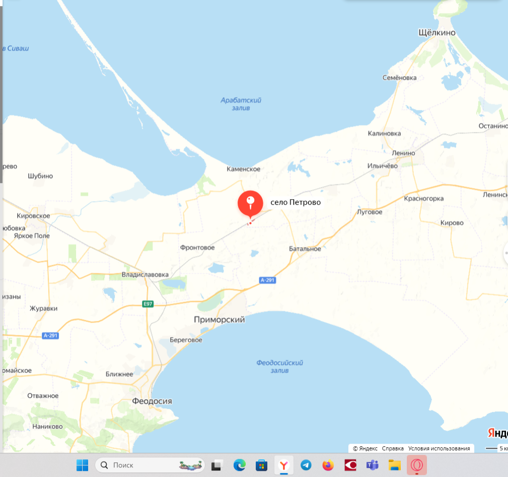 Станция Петрово на карте