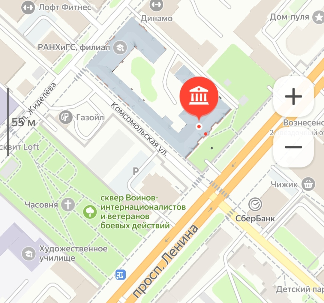 Ивановский областной художественный музей в Иваново на Яндекс картах