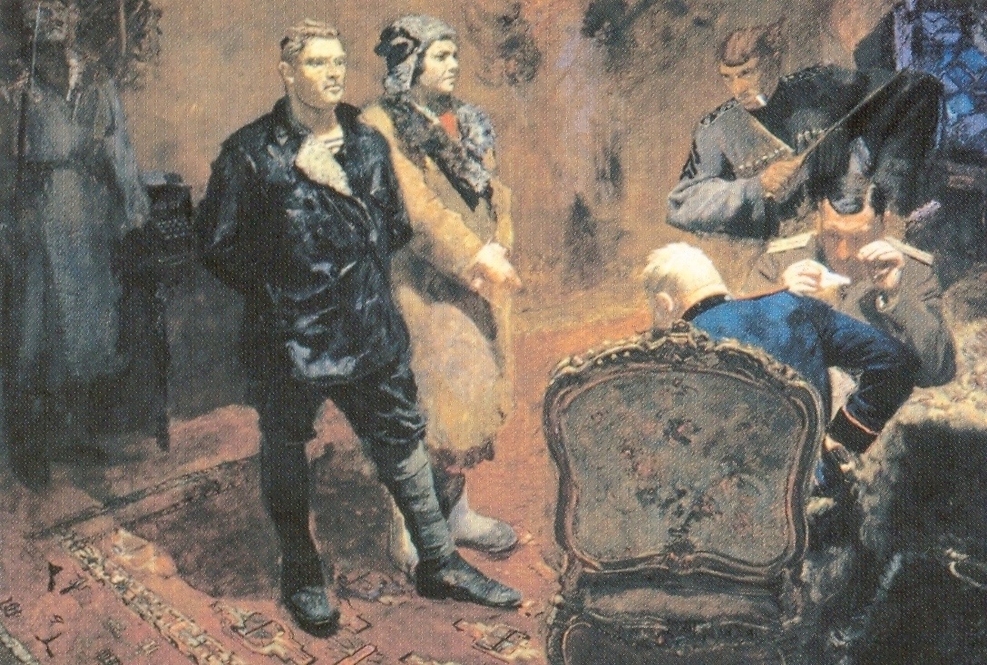 Допрос коммунистов, худ. Б.Иогансон.