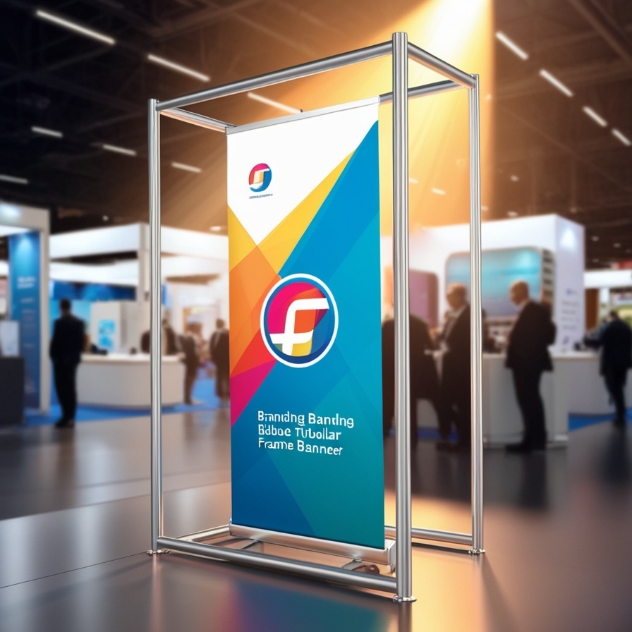 Конструкция стойки для баннера