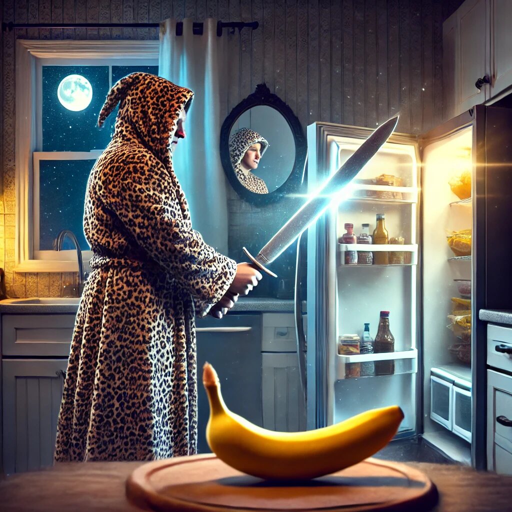 Ночной Бой с Холодильником: Ритуал «Жирный Страж Аппетита» 🍔✨