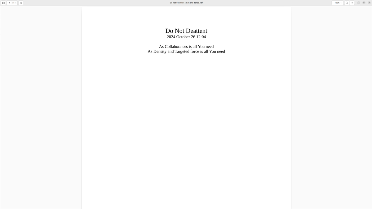 Документ относительно вдохновляющей статьи Attention is all You need