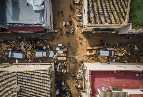    Последствия наводнения в испанской провинции Валенсия