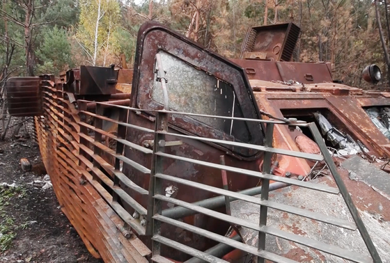    Пораженная техника ВСУ