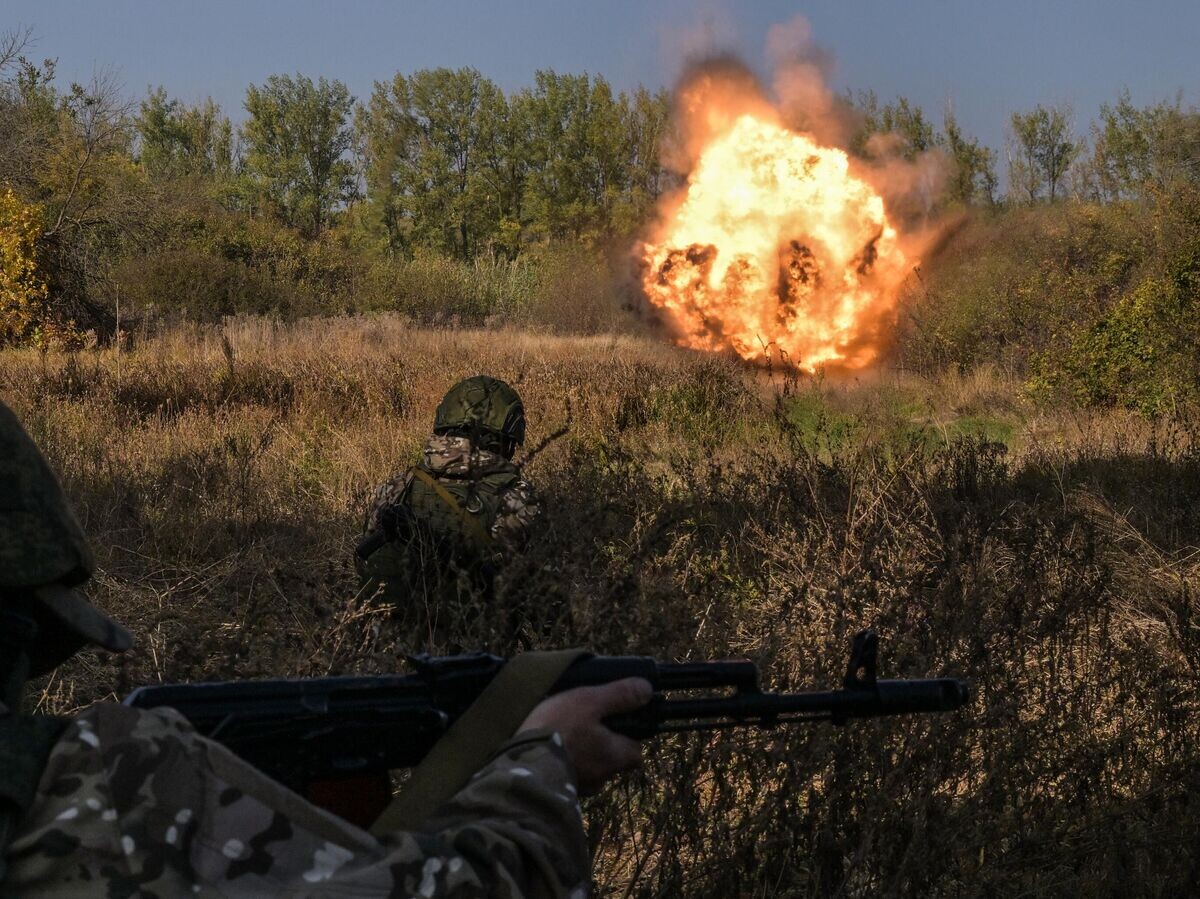    Военнослужащие ВС РФ в зоне СВО© РИА Новости / Евгений Биятов