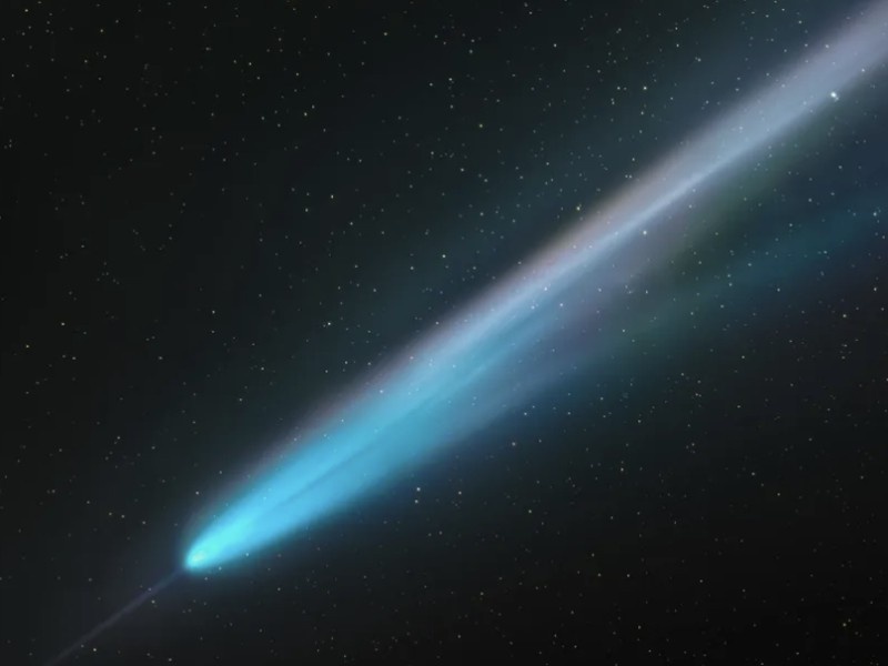    Астрофотограф запечатлел комету с «антихвостом» [ФОТО]