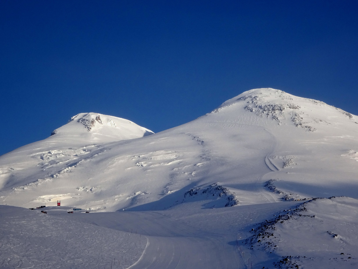 Эльбрус, вид с Бочек