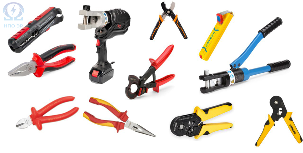 Рисунок 1. Инструмент электромонтажника. Изображение выполнено командой НПО ЭлектроРазработки