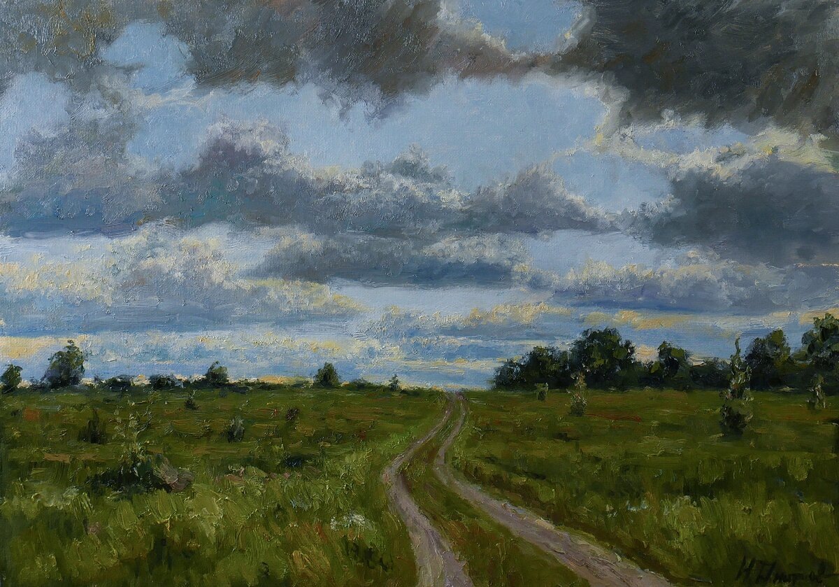 Н. Дмитриев. Дорога. 2020 г. Источник: https://dzen.ru/a/X3rylY065VibImF_