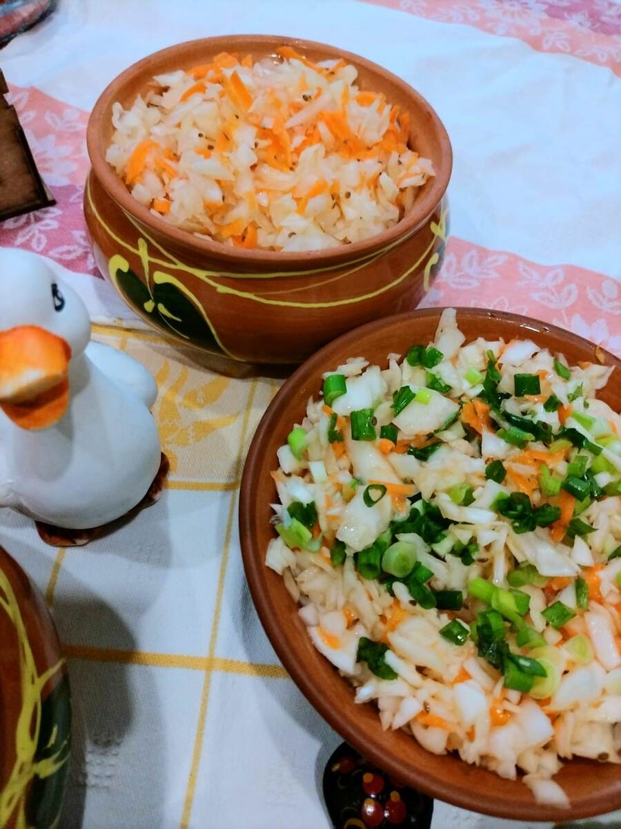 Домашняя капуста из кладовочки.