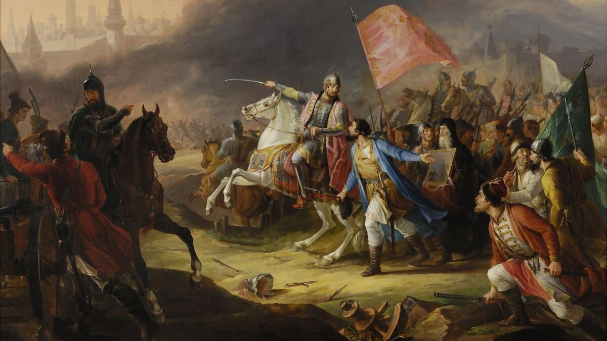 Демидов В.К. "Освобождение Москвы князем Пожарским и гражданином Мининым"/ Фото: Общественное достояние