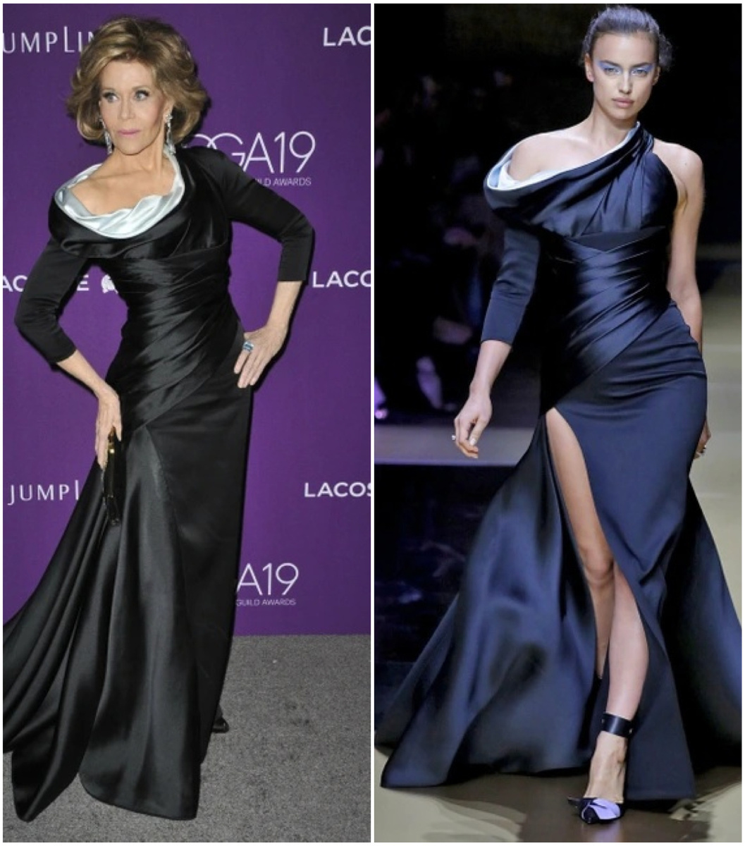 Джейн Фонда и Ирина Шейк