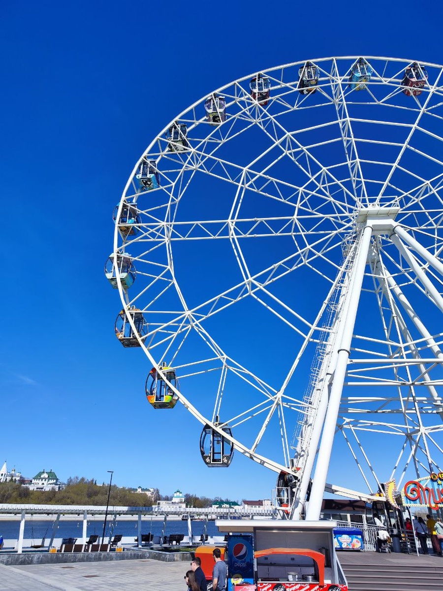 Колесо обозрения в Чебоксарах. Источник: фото автора