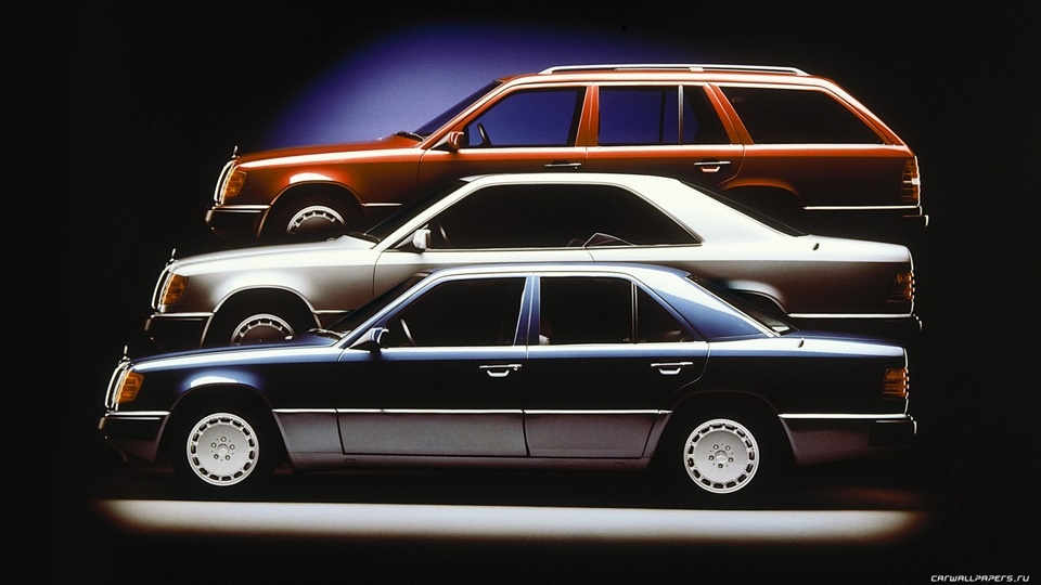 Мерседес в 124-м поколении выпускали почти во всех кузовах. Есть даже кабриолет.