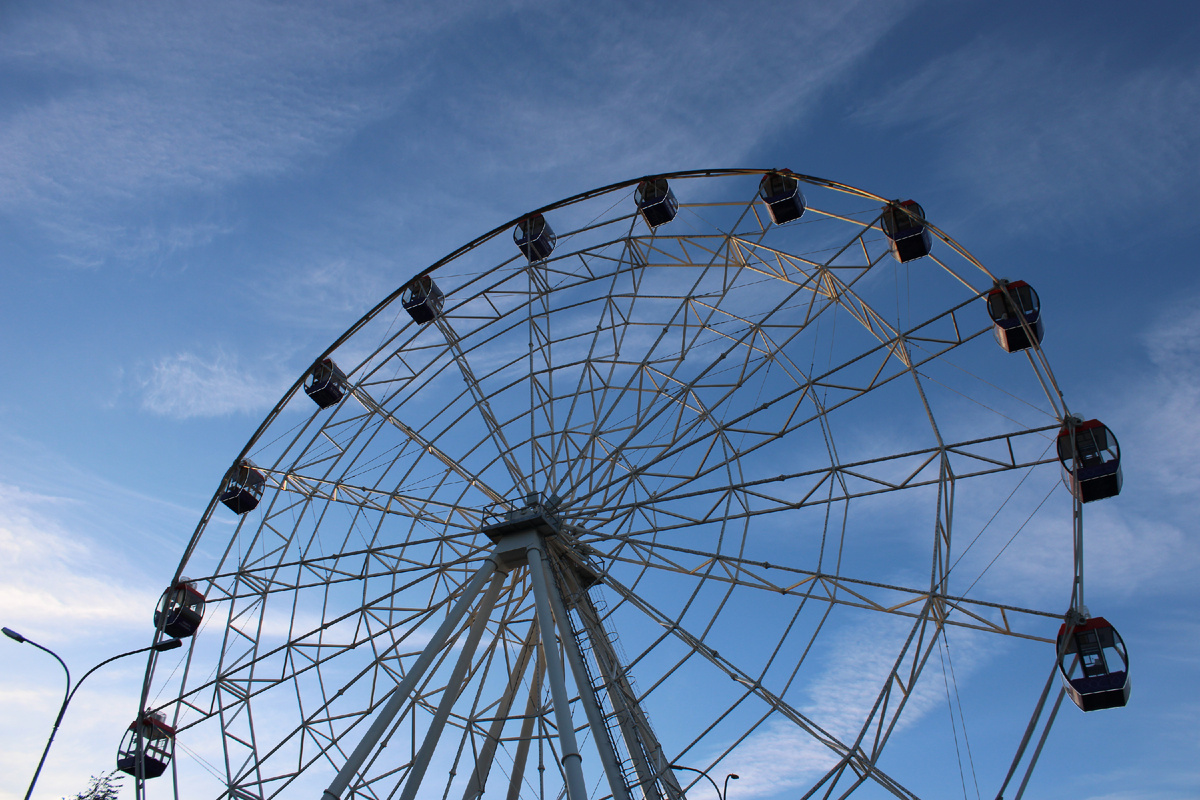 Колесо обозрения в Нижнем Новгороде. Источник: фото автора