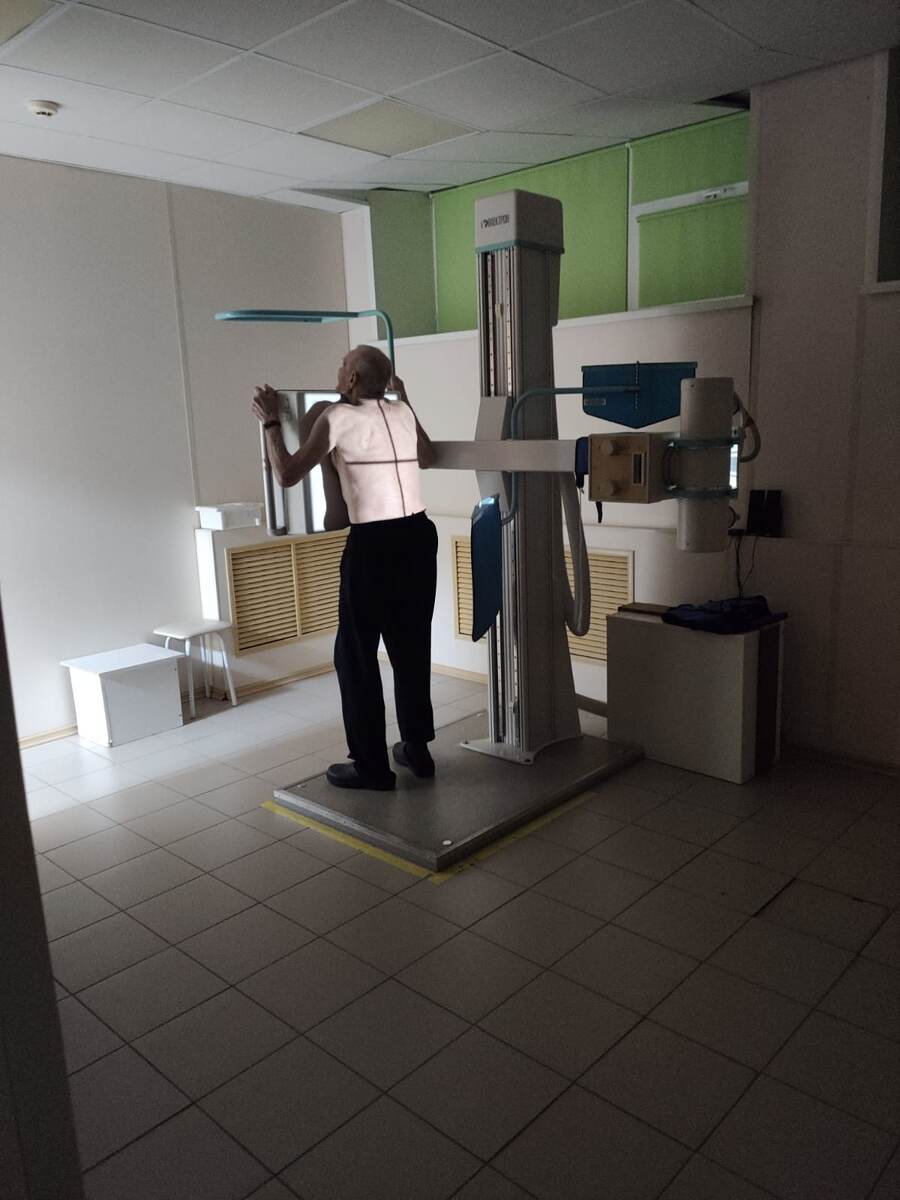 Папо на рентгене