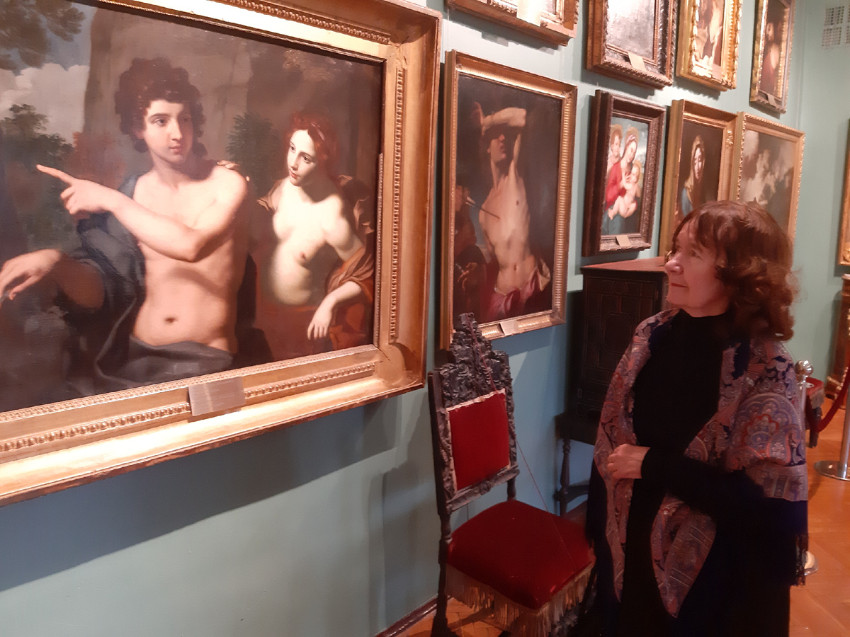 В экспозиции европейской живописи "Малой Третьяковки"
