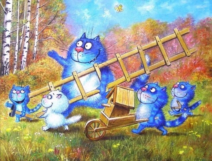 очаровательные коты Рины Зенюк