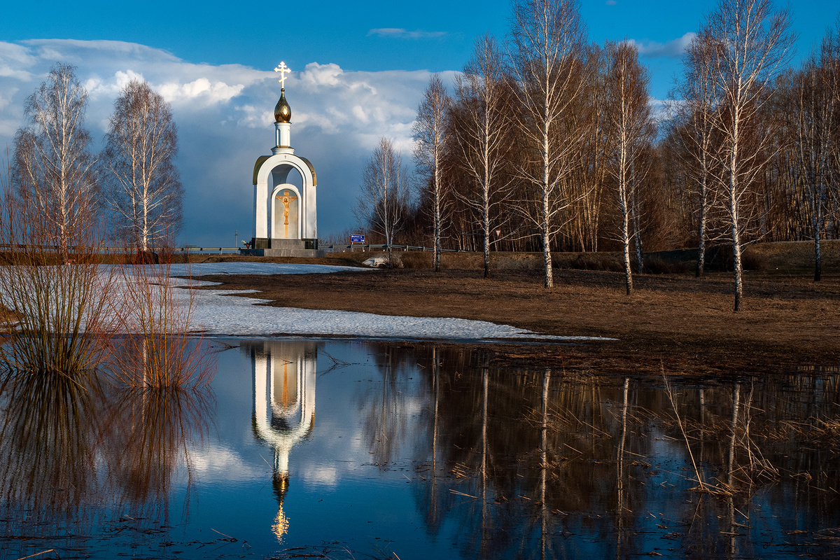 Часовня Архангела Михаила на месте гибели народного губернатора Михаила Евдокимова и его спутников.