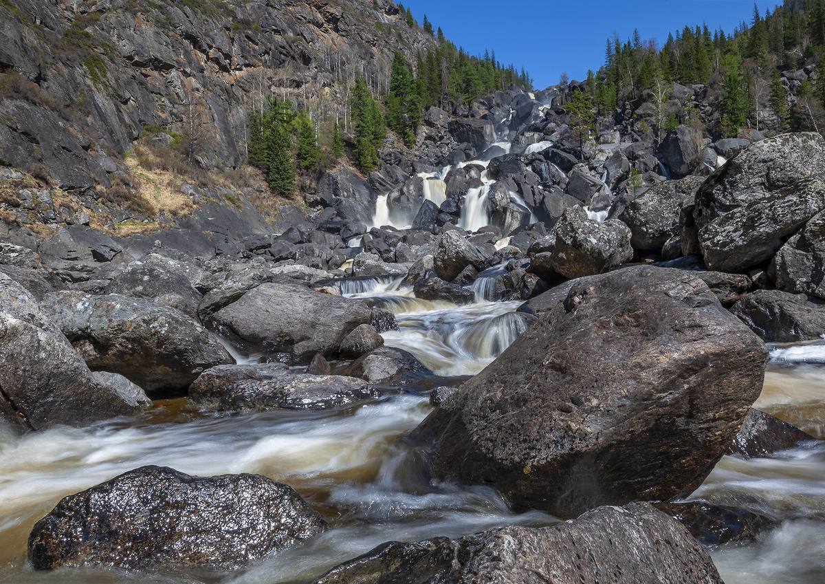 "Водопад Учар" Самых большой за Уралом. Находится в долине Чулышмана. Кто был там?