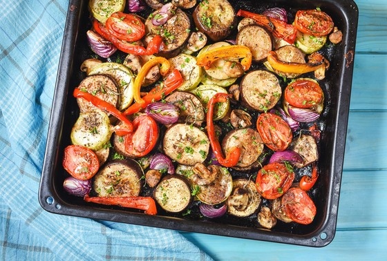    Баклажаны с томатами