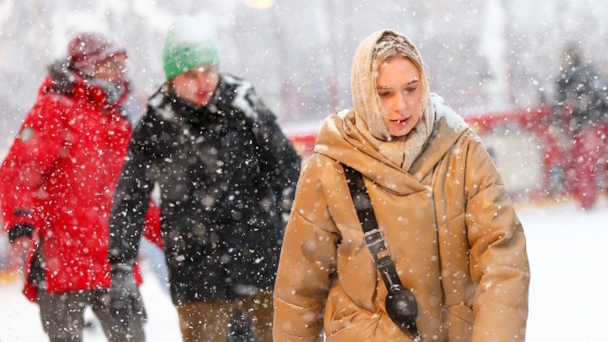   Снежный циклон накрыл центр европейской части России Ирина Петрова