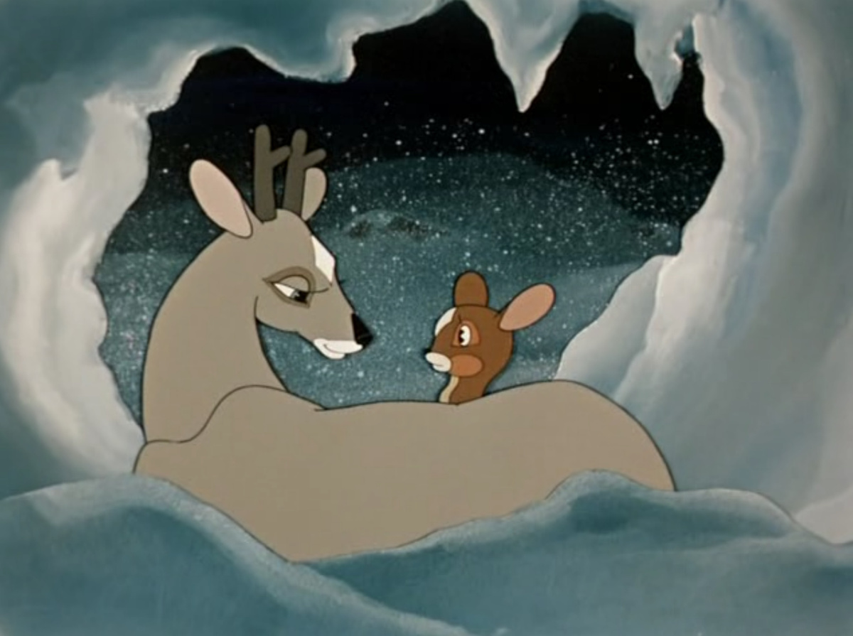 Кадр из м/ф "Храбрый олененок" Союзмультфильм