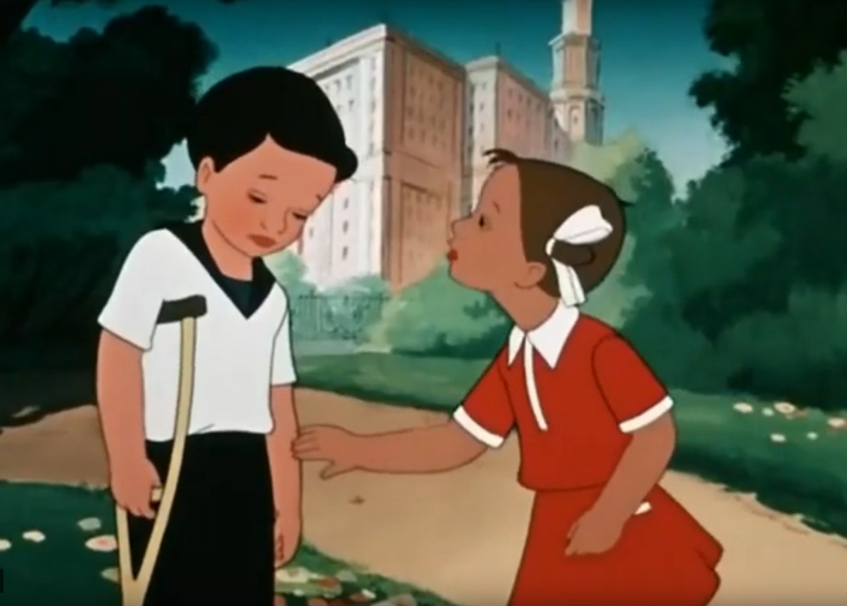 Кадр из м/ф "Цветик-семицветик" Союзмультфильм