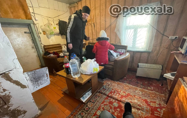 Моя семья, фото в нашей деревне, январь 2024, отмечали Рождество