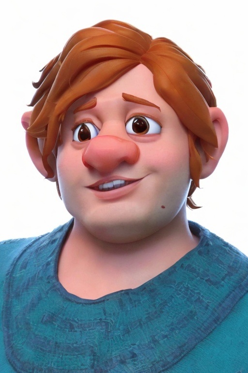 Над этим портретом поработада Нейросеть!