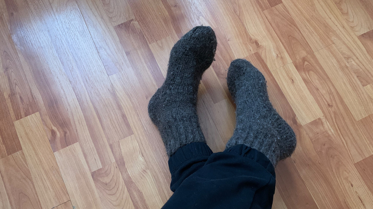 Мои носочки тёплые =)