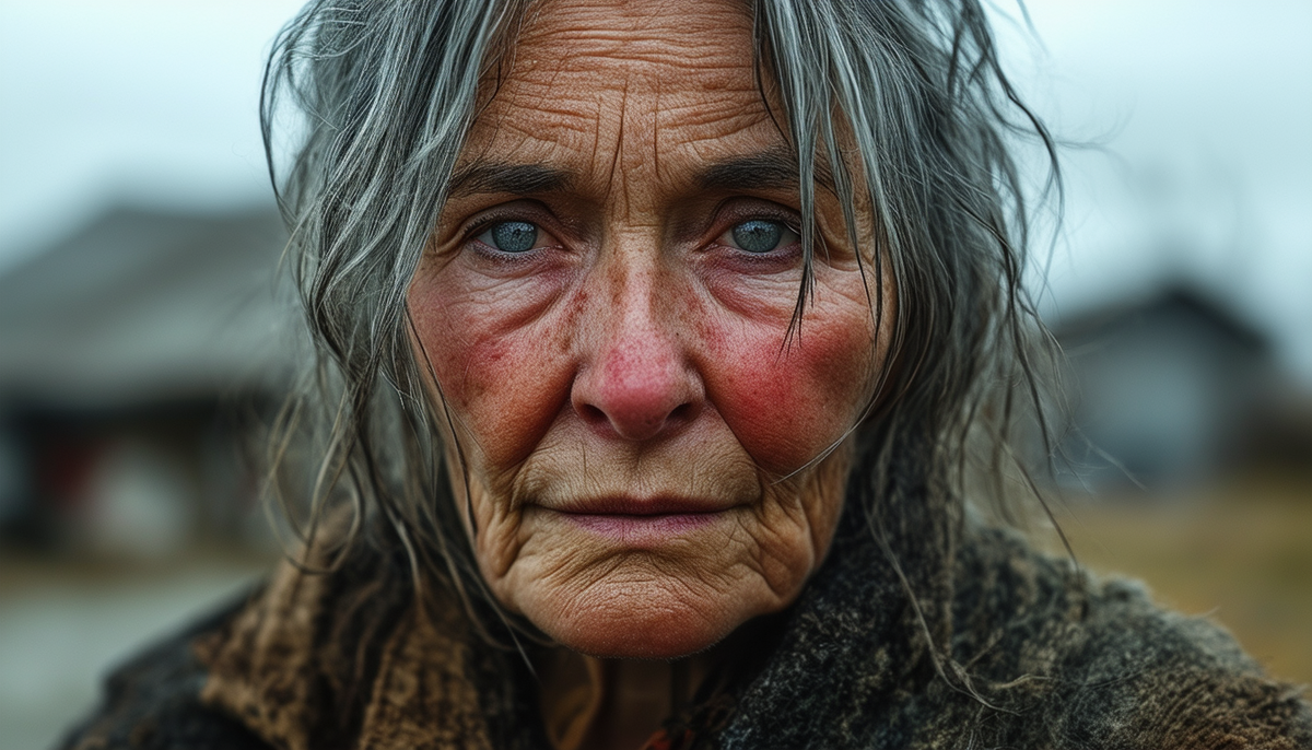 Портрет главной героини, сгенерированный нейросетью