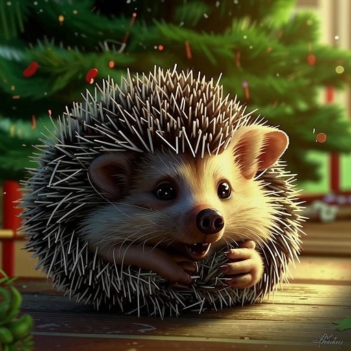 Изображение сгенерировано Kandinsky, так что прошу прощения за страшненького ёжика, я не виновата