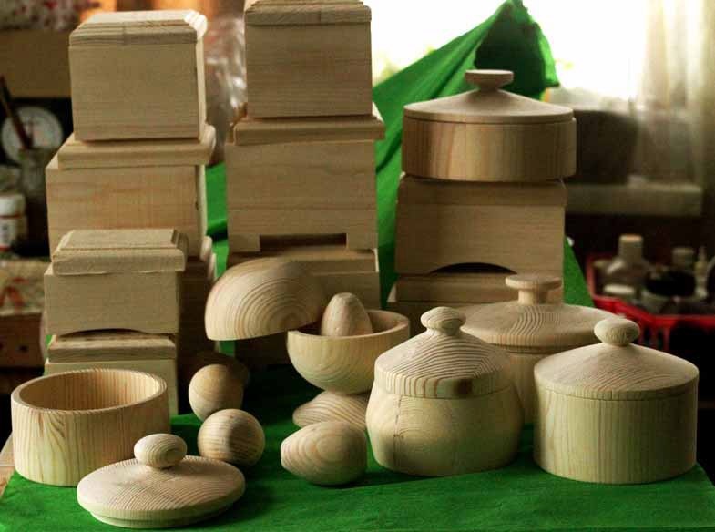 мои первые заготовки шкатулок