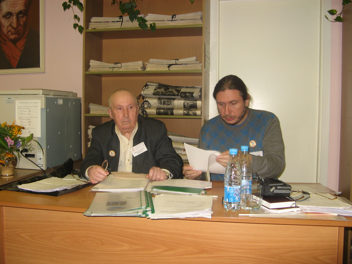 С Борисом Николаевичем Климычевым. 2009 год.