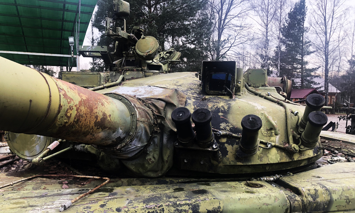 Танк из Военно-технического Музея Славы ( с. Ивановское, ГО Черноголовка, Московская область).