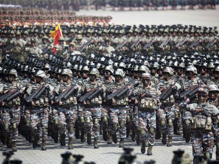    Спецназ КНДР. Фотография из архива северокорейского телевидения