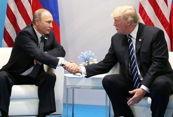    Президент РФ Владимир Путин, Дональд Трамп