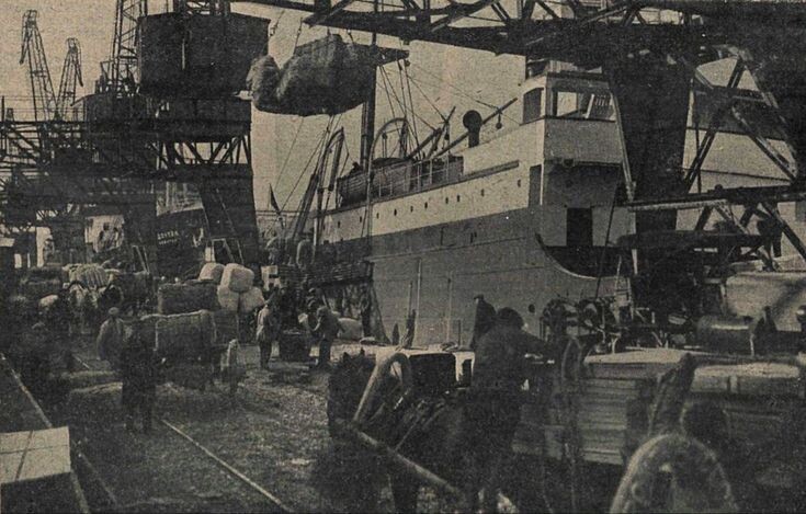 Ленинградский порт, 1926 год. фото из rg.ru